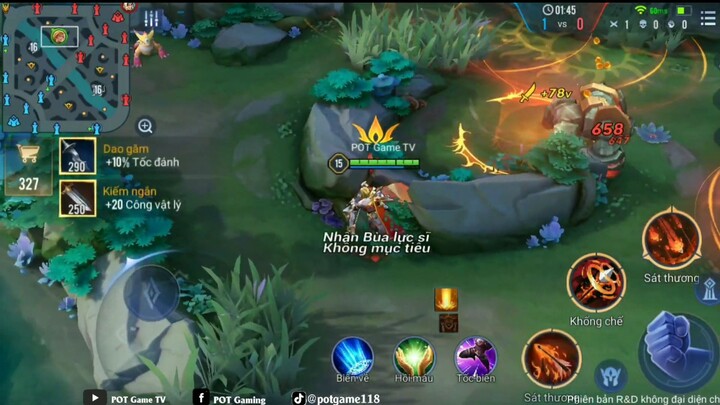 Thí Nghiệm Liên Quân- TOP 5 Tướng AD Mạnh Nhất Mùa 21 Skill Mạnh - x1000 phi tiê