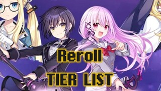 Reroll Tier List Buat Engage Kill