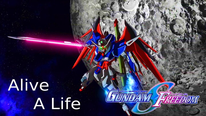 Gundam Seed Freedom OP - Alive A Life (Kamen Rider Ryuki)