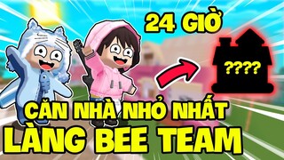 KEYD THỬ THÁCH 24 GIỜ SỐNG TẠI CĂN NHÀ NHỎ NHẤT LÀNG BEE TEAM CÙNG MEOWPEO TRONG MINI WORLD