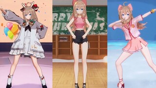 【一键换装】嘉然《🅱🅰🆁 🅱🅰🆁 🅱🅰🆁》4K直拍-小打气筒三合一~