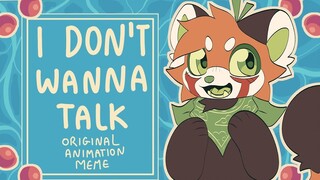 【Furry】☆i don't wanna talk // original animation meme☆