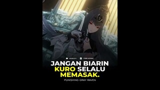 Jangan biarkan kuro memasak  #punishinggrayraven #pgr #shorts