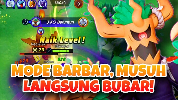 TREVENANT MODE BARBAR, MUSUH LANGSUNG BUBAR! - Pokemon Unite Moments