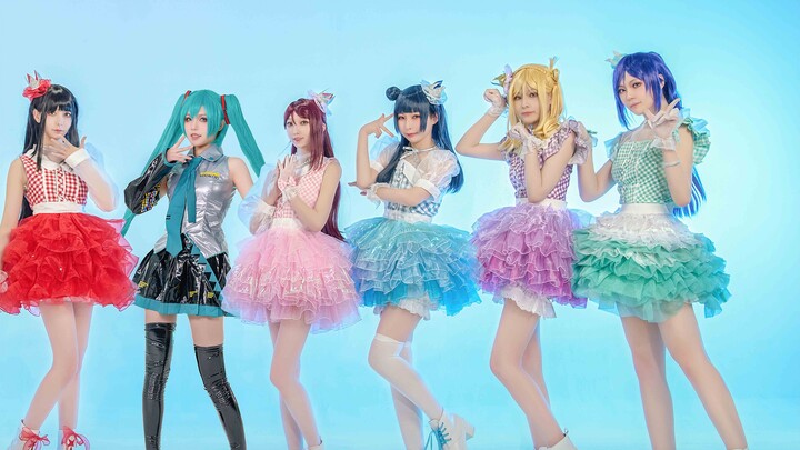 One shot! Front camera position "BANZAI! digital trippers" Aquaman Hatsune Miku collaboration song c