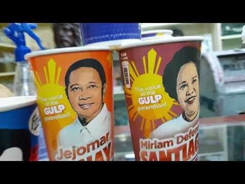 7-11 Presidential Campaign cups 2010 to 2022 with The Filipino Picker