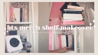 bts merch shelf makeover + tour💜 | Philippines | adrianne