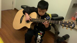 5岁宝宝翻弹陈亮老师【无题】