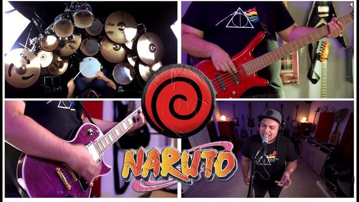 Kin / Chris Chronos | Naruto ED 1 (Rock Ver.)  | WIND - AKEBOSHI | Band Cover (Studio Quality)