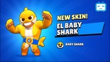 omagaa😱😱😱 skin BABY SHARK X BRAWLSTARS || brawl stars