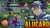 24 Kills + MANIAC!! Alucard New Build (AUTOWIN) - Build Top 1 Global Alucard ~ MLBB