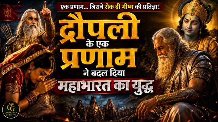 द्रौपदी के एक प्रणाम ने बदल दिया महाभारत का युद्ध | Mahabharat Mystery