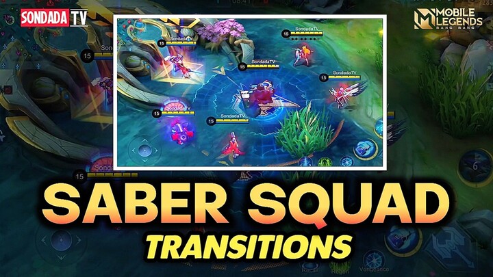 S.A.B.E.R. SQUAD Transitions