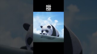 Panda & Whale - MOGMOG PLANET Observation Diary | It's Anime #shorts #anime #animals