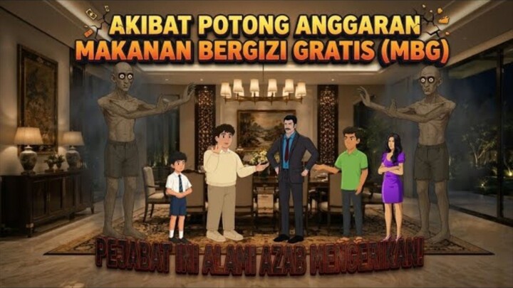AZAB PEJABAT SERAKAH KORUPSI ANGGARAN MAKANAN BERGIZI GRATIS (MBG) BERAKHIR TRAGIS! - DRAMA ANIMASI