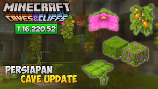 UPDATE! MCPE BETA VERSI TERBARU 1.16.220.52 - PERSIAPAN CAVE UPDATE!