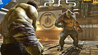 (PS5) Marvels Avengers - Hulk Vs การต่อสู้บอส เกมเพลย์