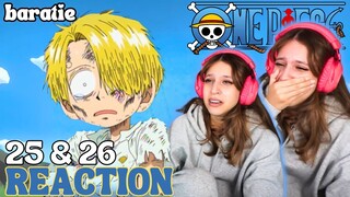 HE GAVE HIM ALL THE FOOD 😭 | One Piece | Reaction 25 & 26