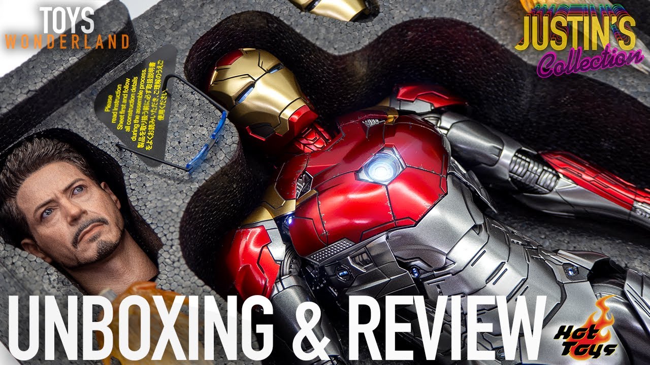 unboxing iron man hot toys