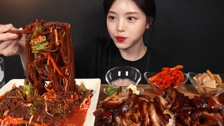 SUB) !🍖 Jokbal Mukbang Asmr