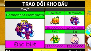 Tôi Đổi Thành Công Trái Voi Mammoth Đặc Biệt Trong Blox Fruit Update 20