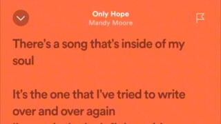 Only Hope-Mandy Moore