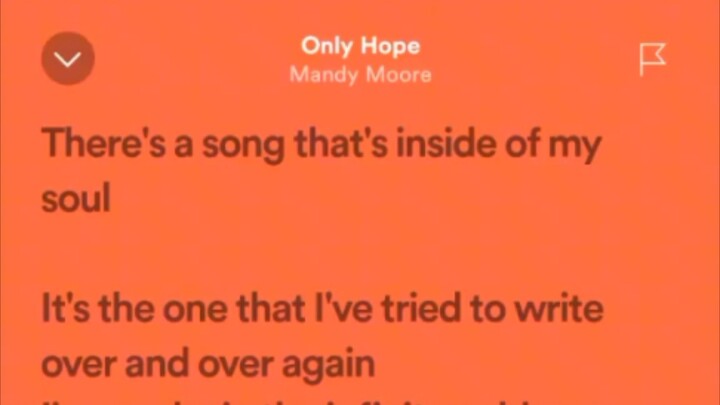 Only Hope-Mandy Moore