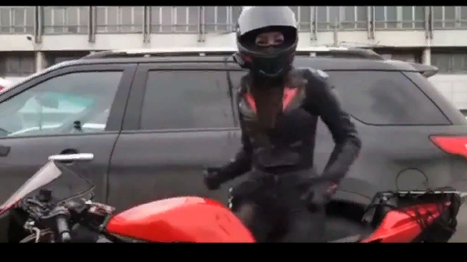 Russian Moto Lady