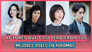 ACTORES QUE RECHAZARON ROLES ICÓNICOS EN KDRAMAS 🎬✨
