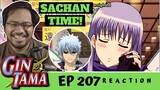 HER STALKING PAID OFF!!! Gintama Episode 207 [REACTION] "Glasses Are Part of the Soul"