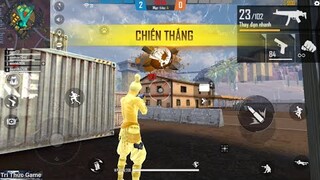 [Game Ganera Free Fire]Tử Chiến Xếp Hạng | Thắng 4 - 0 Bằng Khẩu MP5 Bắn Rất Lợi Hại, Nát Sợ 9 Kill