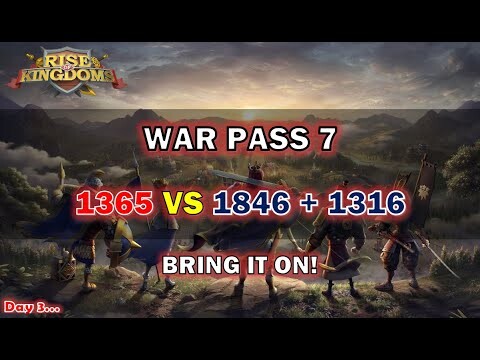 WAR PASS 7 1365 vs 1846 + 1316 DAY 3! BRING IT ON! ROK INDONESIA