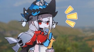 Mượt mà! Nhân vật giấy Skadi chạy điện