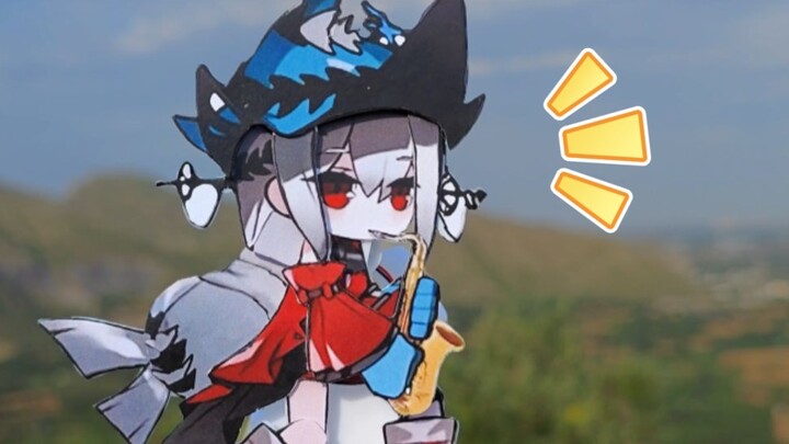 丝滑！电动斯卡蒂纸片人