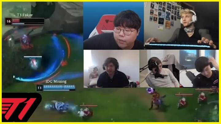 TỔNG HỢP PHẢN ỨNG CỦA BLV, STREAMER TRƯỚC PHA SOLOKILL VÀ ĐÀO TẨU CỦA FAKER