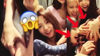Jennie used her legs to hold Lisa back from kissing her! Blackpink's Jensoo is the sweetest!