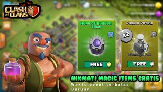 Event magic item "Gratis" di ClashofClans SANGATLAH MENGGODA