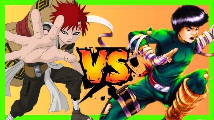 Gaara VS Rock Lee : perdu d'avance / analyse / avis / réaction