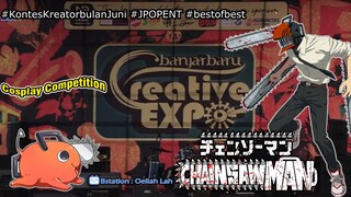 Cosplayer Chainsawman at Banjarbaru Creative Expo