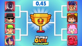 NEW SKIN 0.45 | STUMBLE GUYS CUP | NEW MAP  | 1 vs 1 | Tournament Play