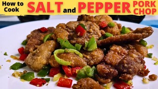 SALT AND PEPPER PORK CHOP | How To Make Salt And Pepper Pork Chops | EASY Pork Chops Recipe