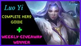 Luo Yi Best Build | Complete Hero Guide | Tips and Tricks + Weekly Giveaway Winner