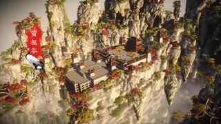 [A Mortal's Journey to Immortality] I used 200 million blocks to recreate the "Yellow Maple Valley" 