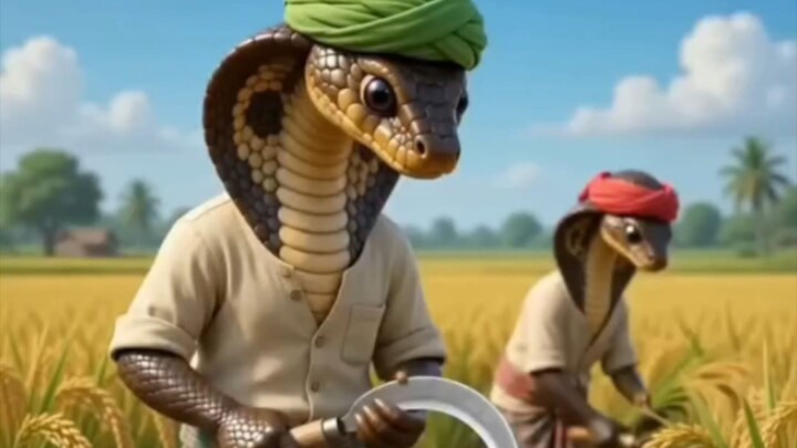 उल्टी दुनिया सांप इंसान#ai #viralai #reels #aitreding #viral6 hours ago