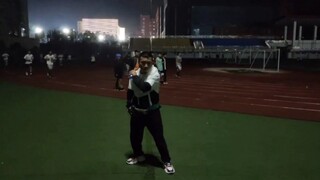 Football field masked rider transformation