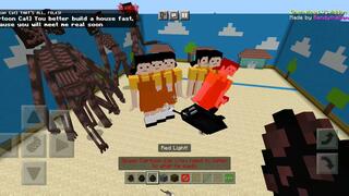 Playing Squid Game Red Light Green Light In Minecraft Pe Bilibili