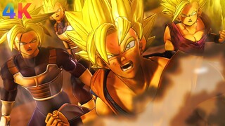 Dragon Ball Raging Blast 2 - Opening Cinematic & Ending Remastered (4k)