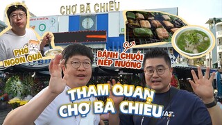 |258| PHỞ CHỢ BÀ CHIỂU ĂN NGON MUỐN XỈU~~ LẦN ĐẦU ĐI DẠO CHỢ VIỆT NAM TOÀN MÓN NGON HẤP DẪN😵🤤