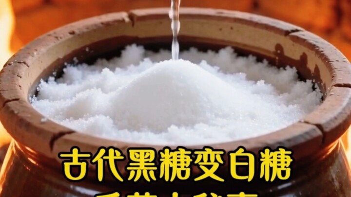ความลับของช่างทำน้ำตาลดำให้เป็นน้ำตาลทรายในสมัยโบราณ