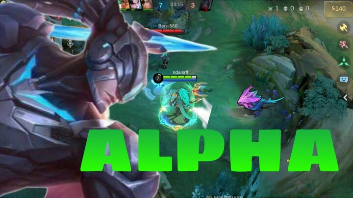 FULL POWER ALPHA DI MOBILE LEGEND 🤬